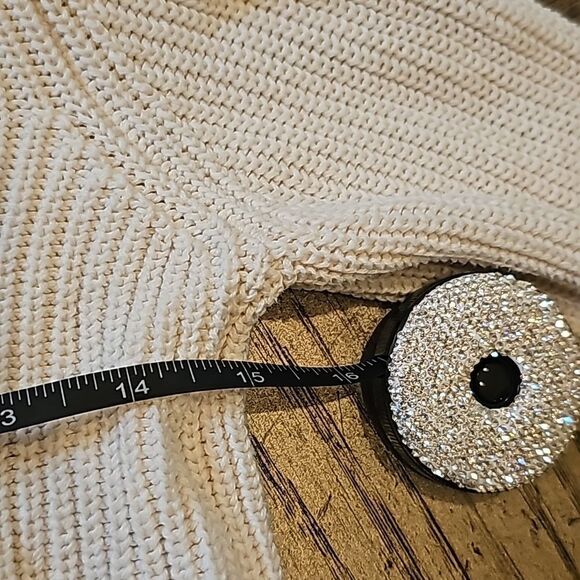 Boys quarter zip sweater sherpa collar 5/6 cream white New Condition - Picture 6 of 9